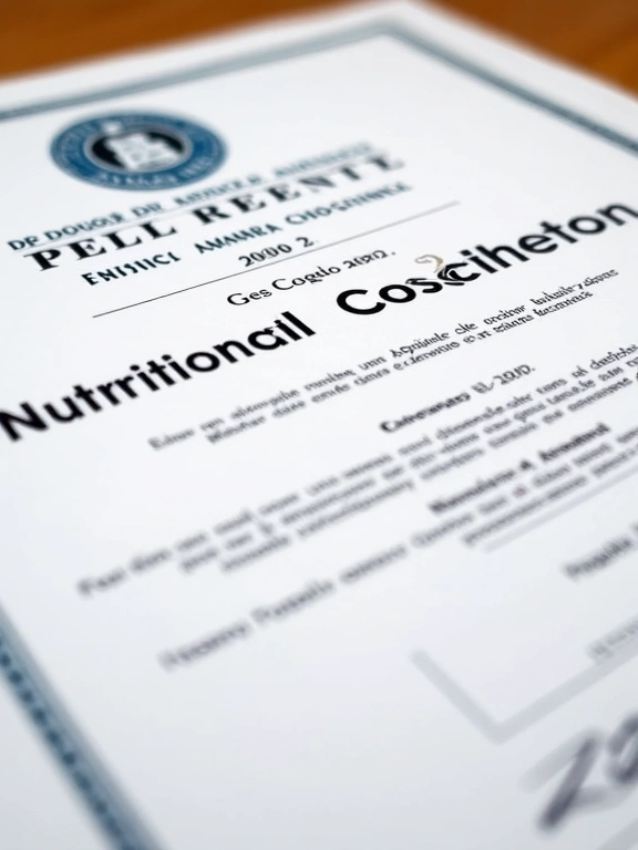 Certificado de Coaching Nutricional