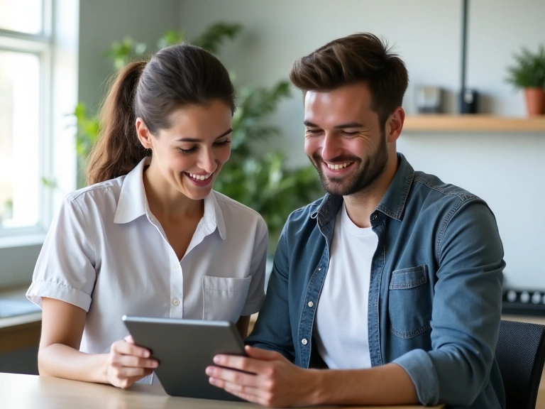 Nutricionista profesional explicando un plan de dieta a un paciente